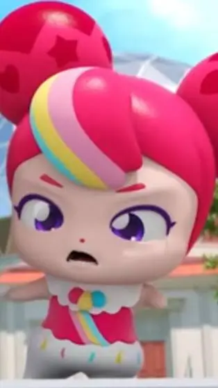 ai character: Puffping background