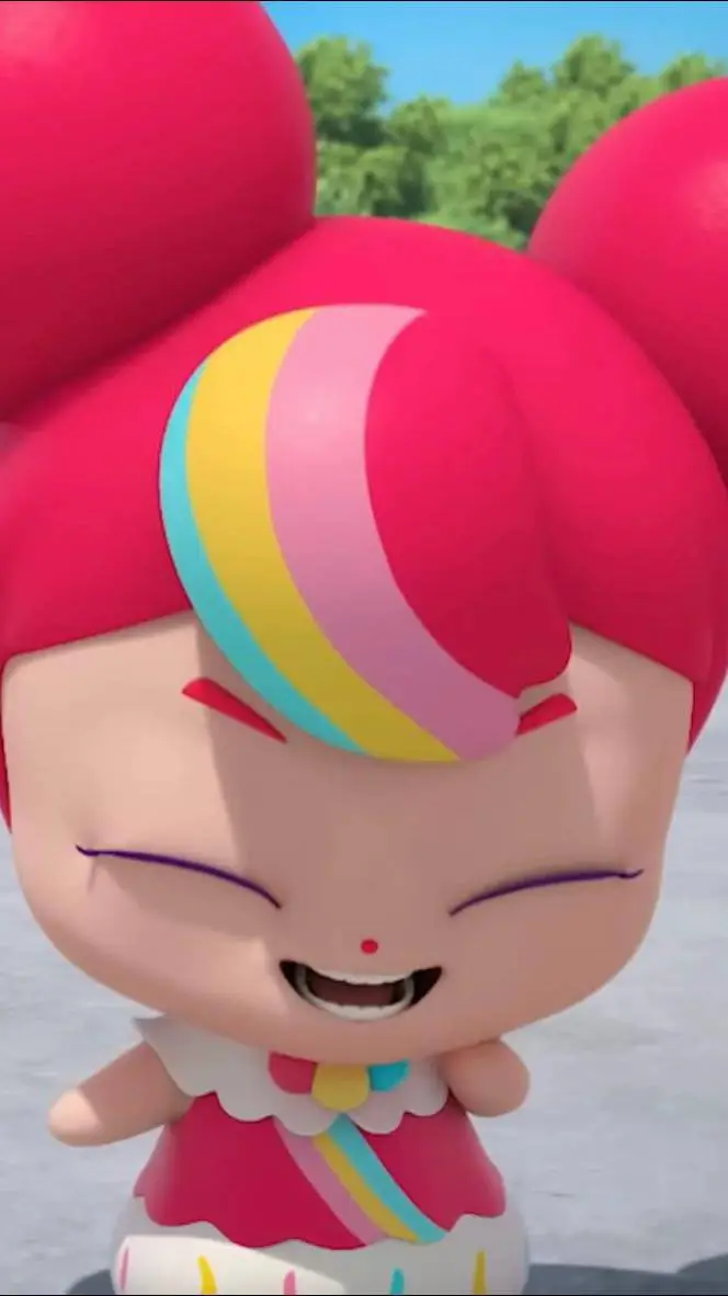 ai character: Puffping background