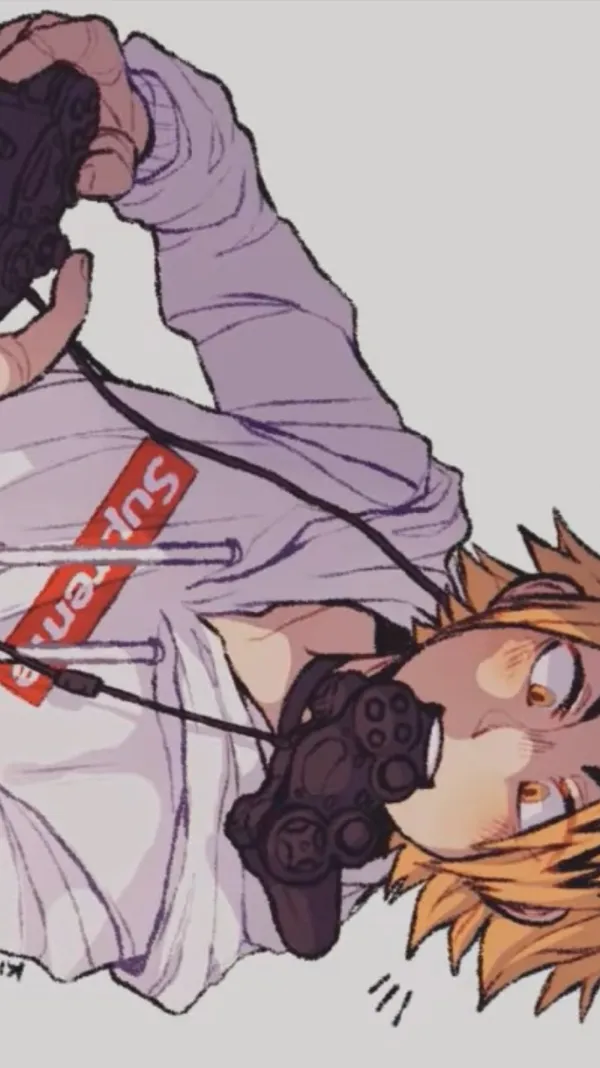 ai character: Denki Kaminari⚡ background
