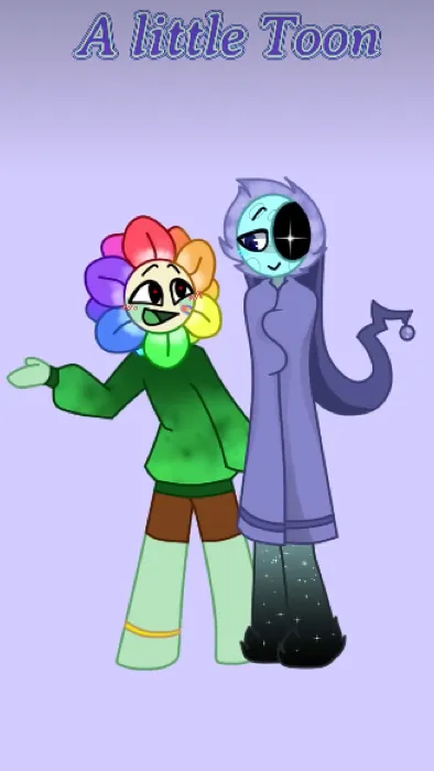 ai character: Moonflower!!!  background