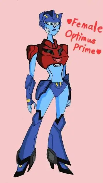 ai character: Female Optimus background