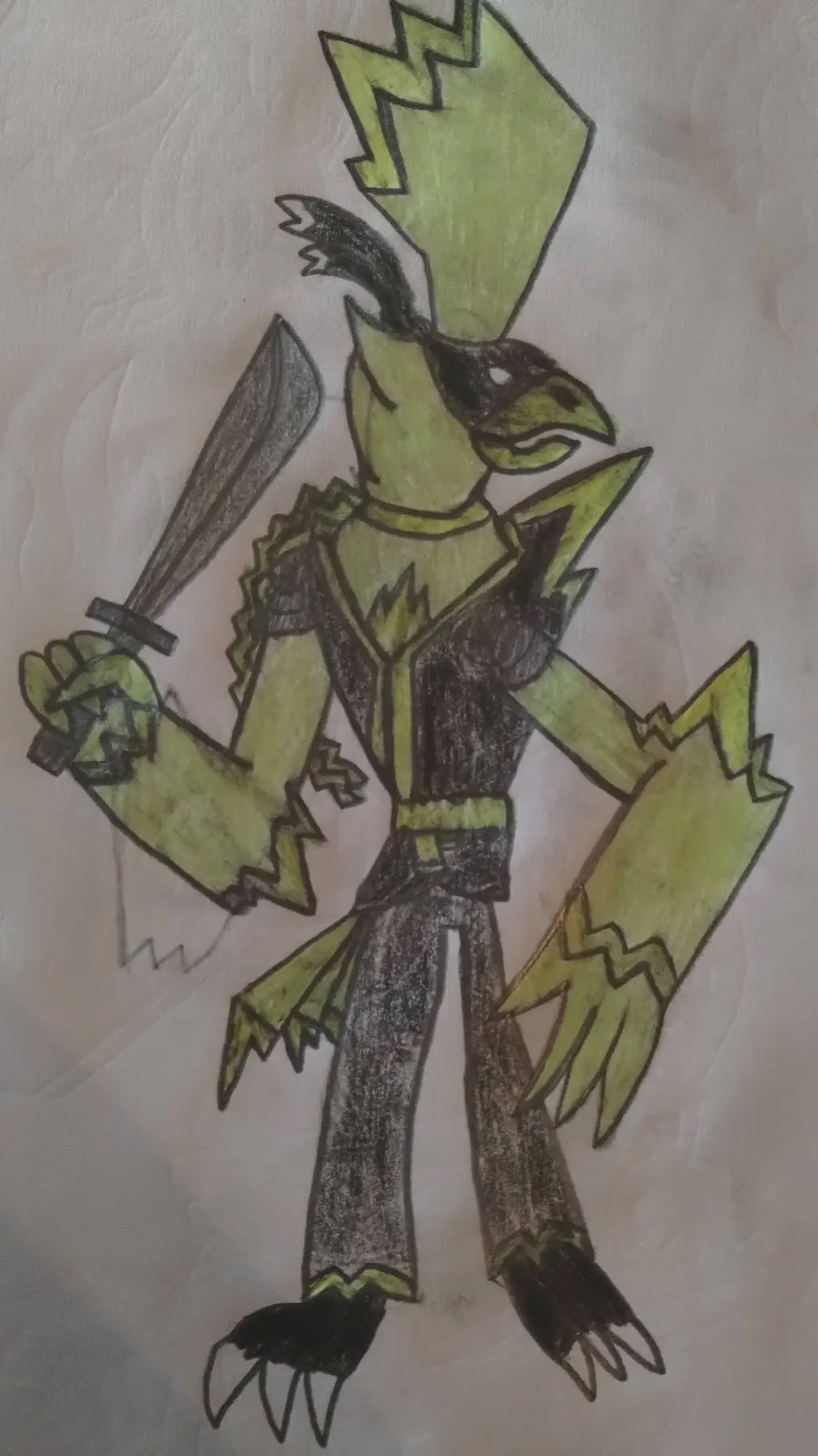 ai character: Zander background