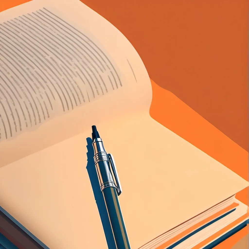 chat with ai character: Book and pen 