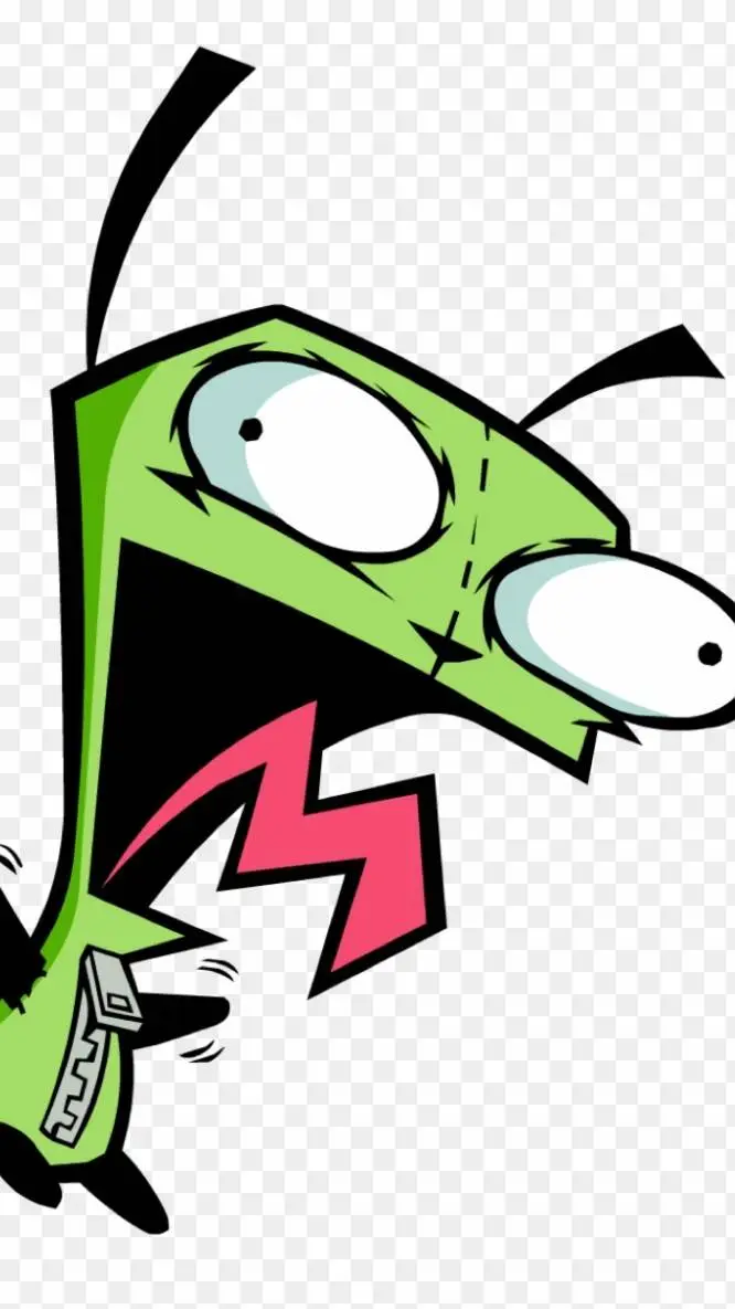 ai character: GIR  background