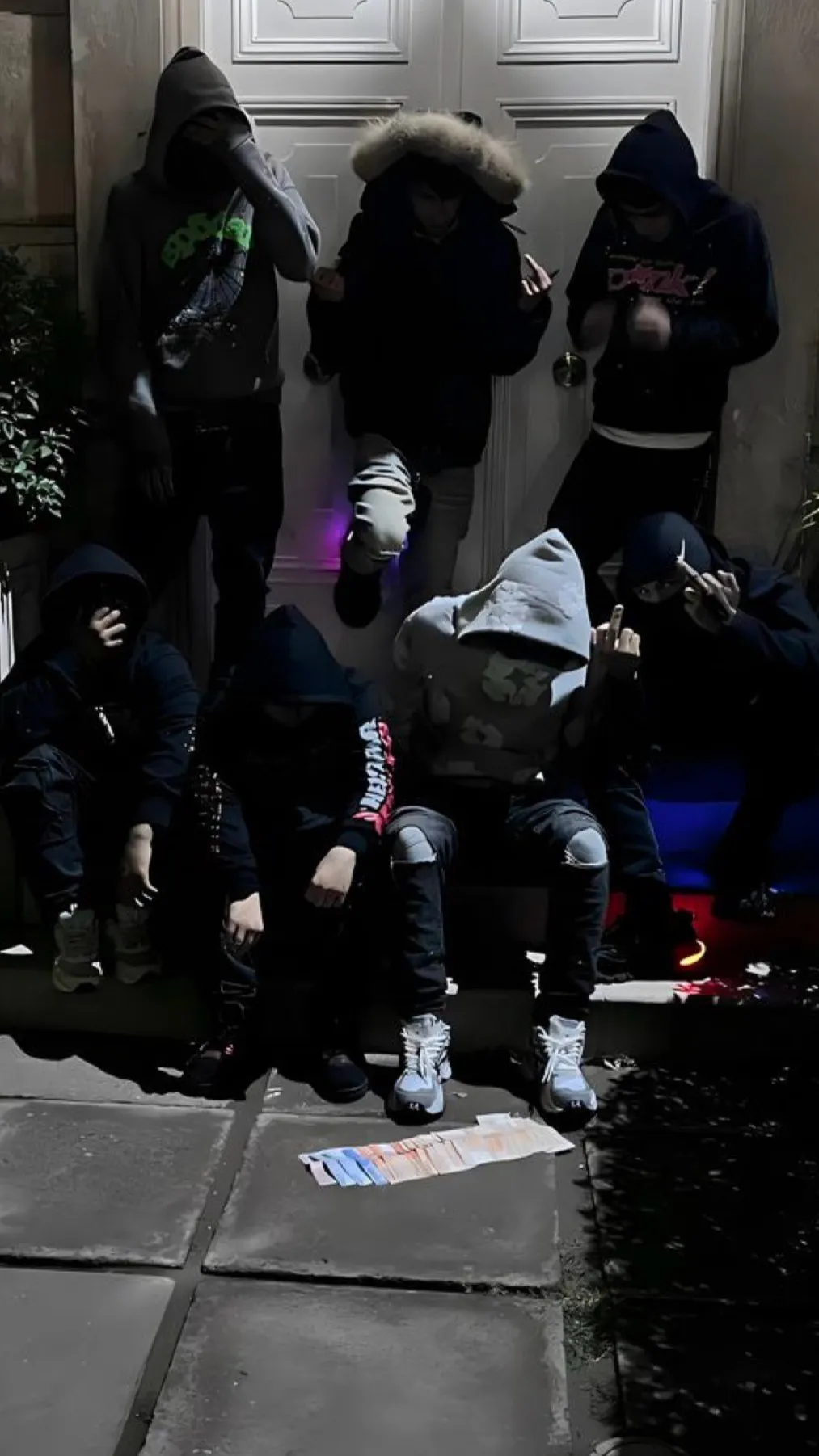 ai character: Gang life background