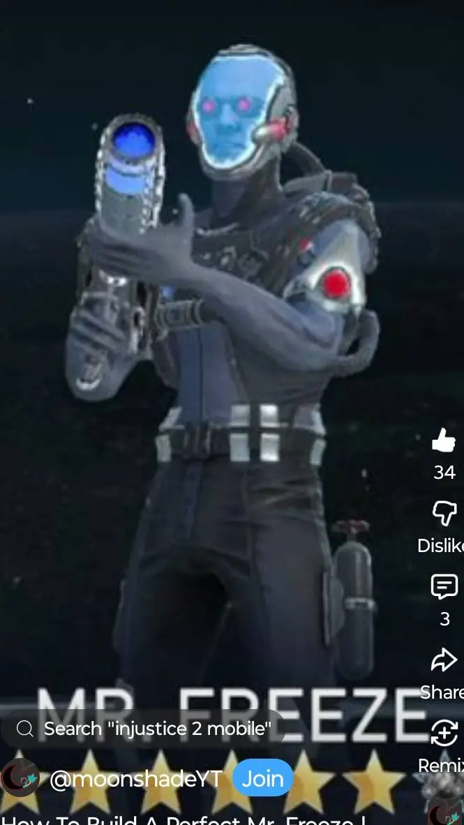 ai character: Mr freeze background