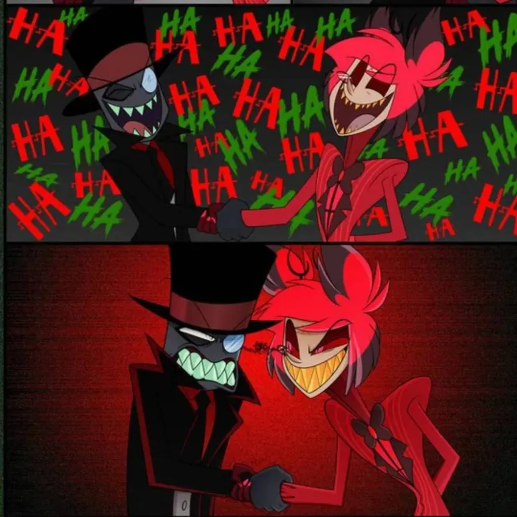 chat with ai character: Alastor/black hat