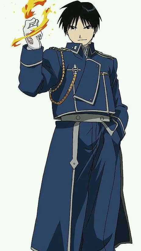 ai character: Roy Mustang  background