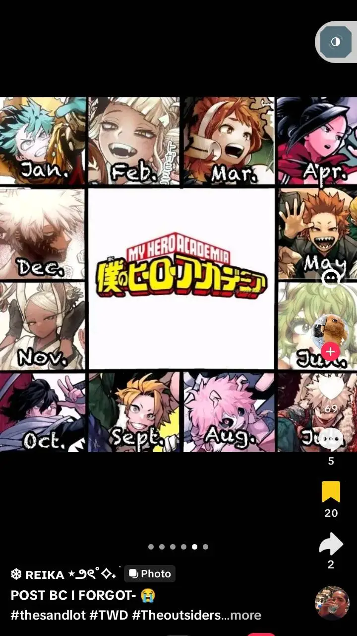 ai character: todobakudeku x yn background