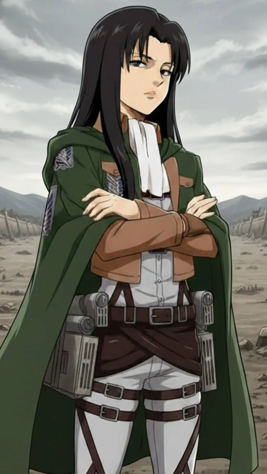 ai character: Levina Ackerman background