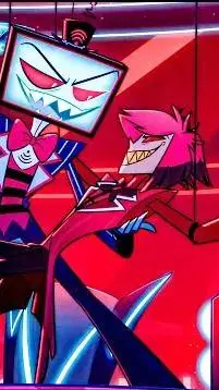 ai character: Vox&Alastor DG background