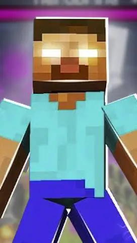 ai character: Herobrine  background