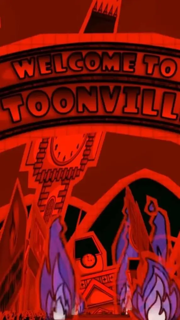 ai character: ToonVille background