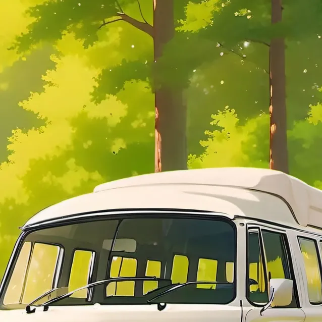 chat with ai character: man in a white van