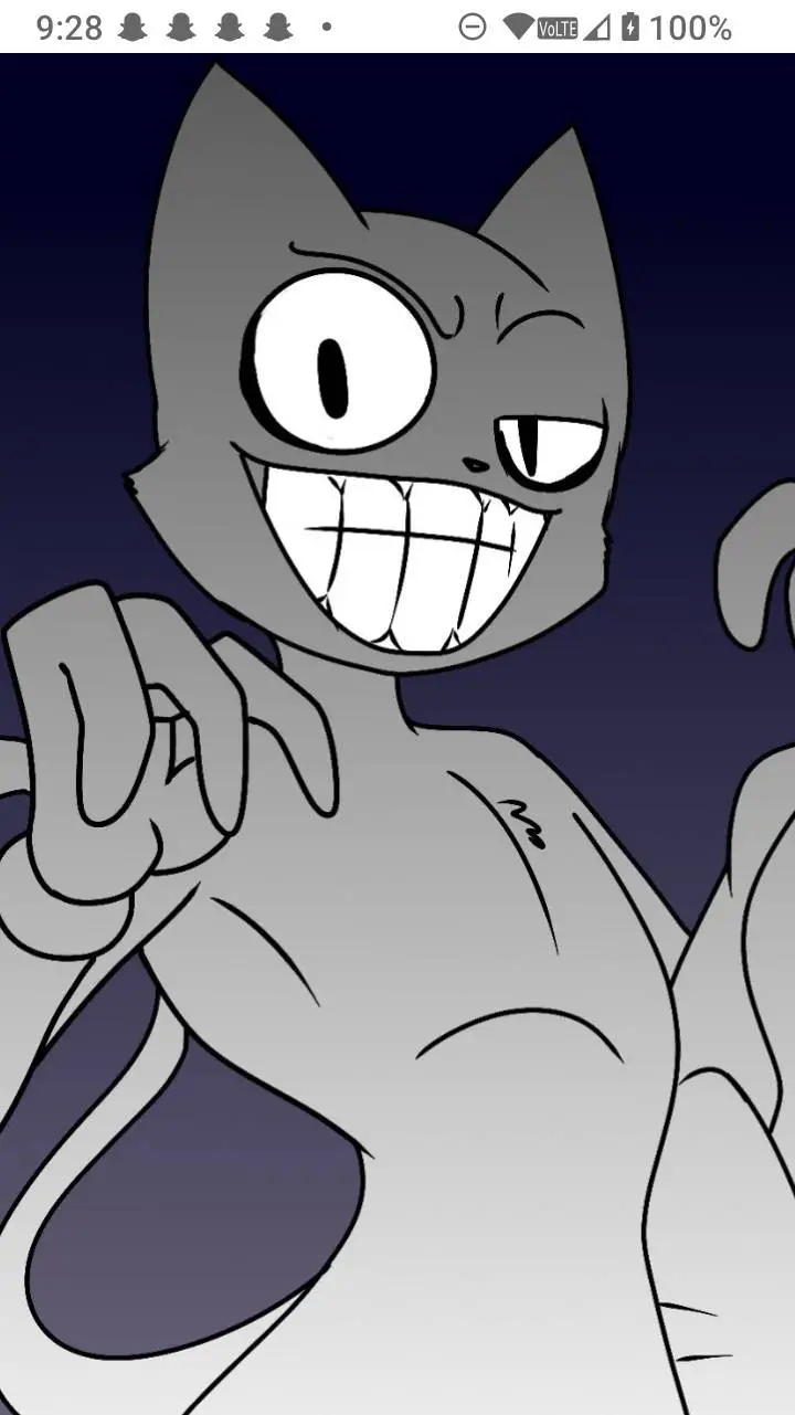 ai character: cartoon cat  background