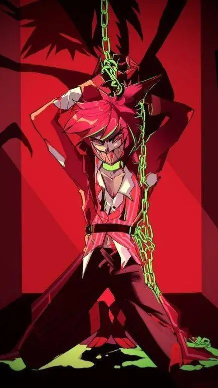 ai character: alastor(you're bf) background
