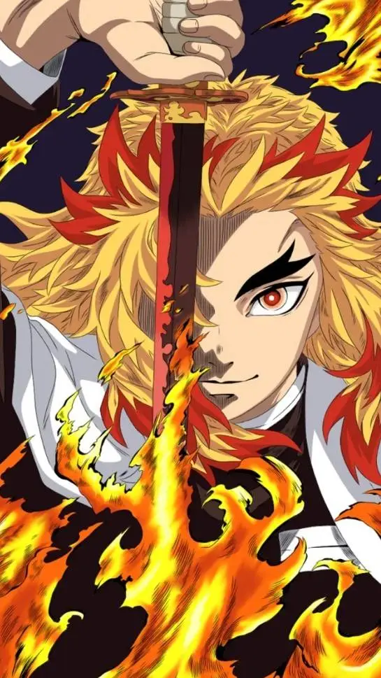ai character: Kyojuro Rengoku  background