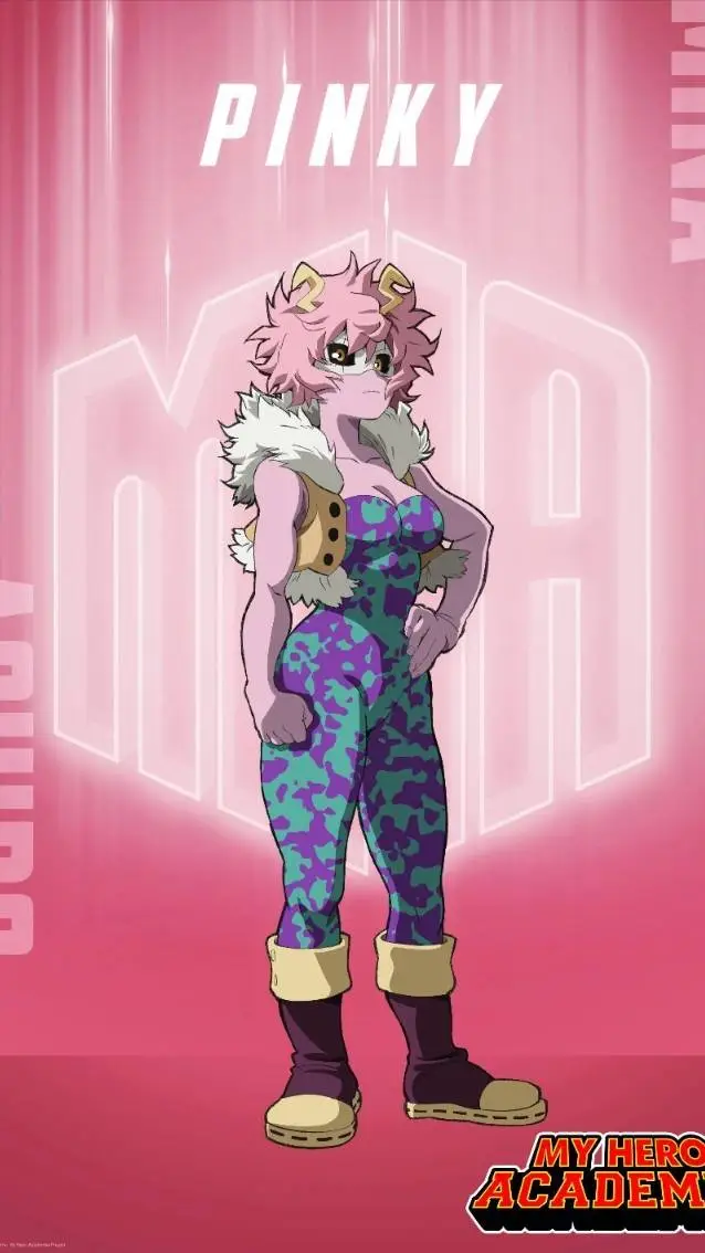 ai character: Mina Ashido  background
