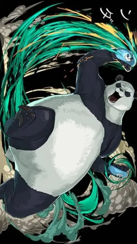 ai character: Panda background