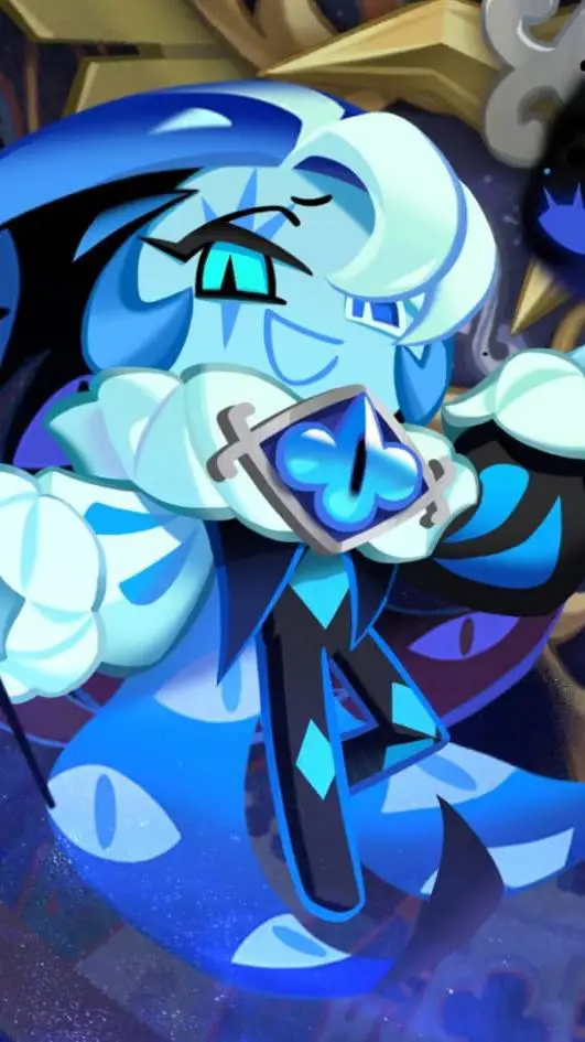 ai character: Shadow Milk Cookie background
