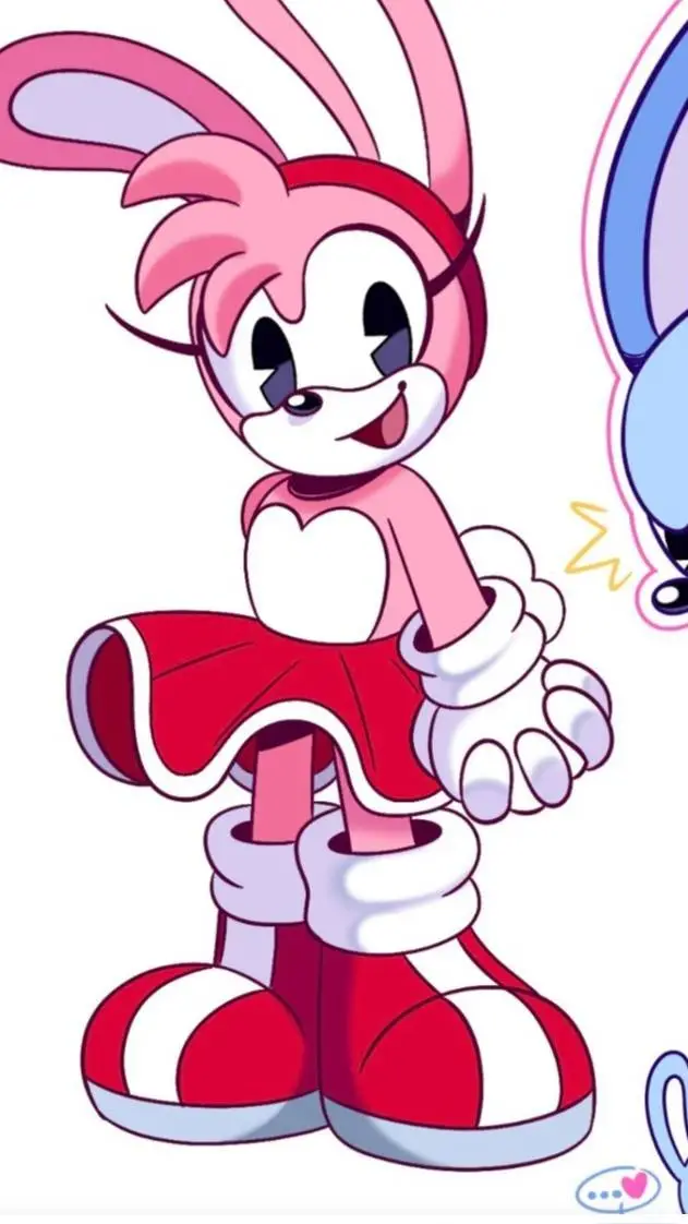 ai character: Amy the rabbit  background