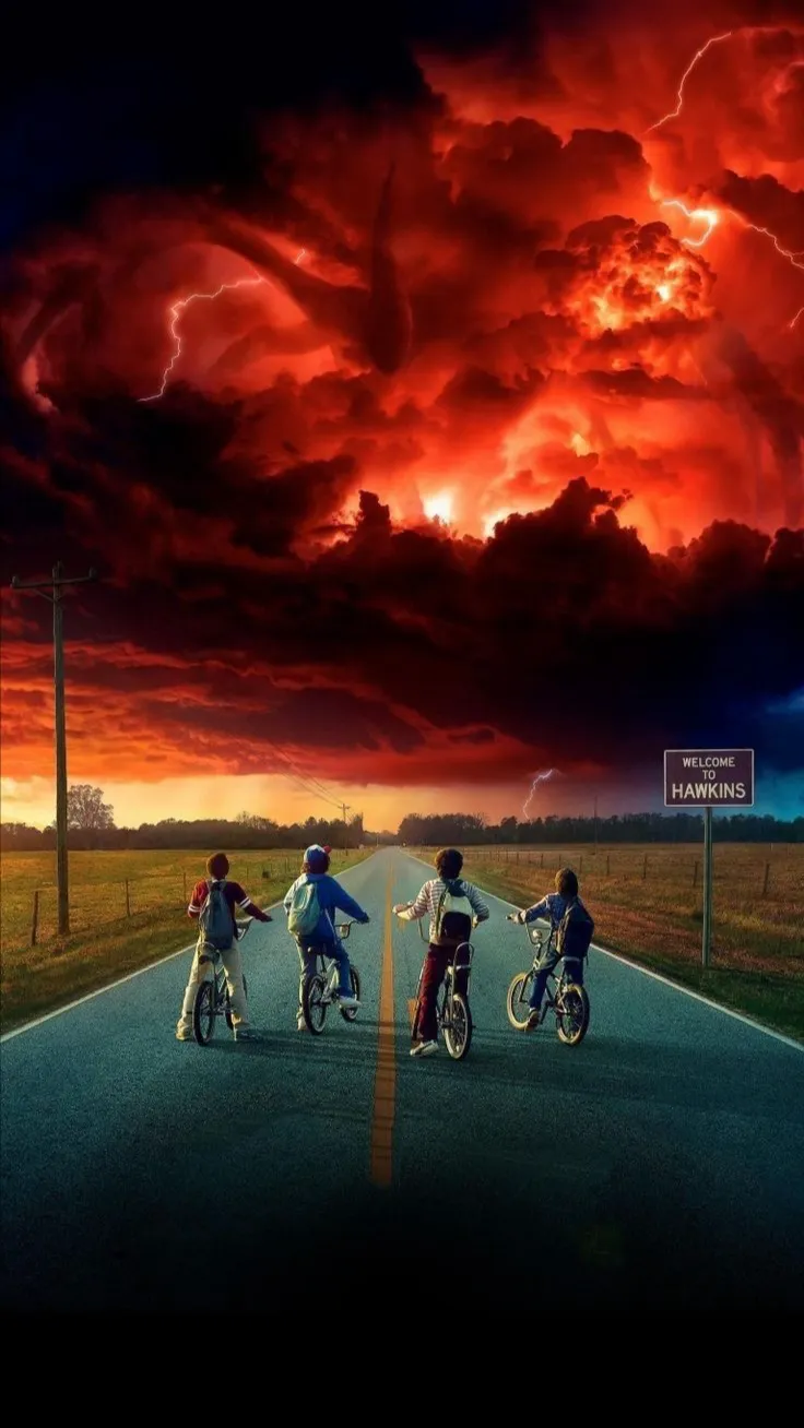 ai character: Stranger things  background