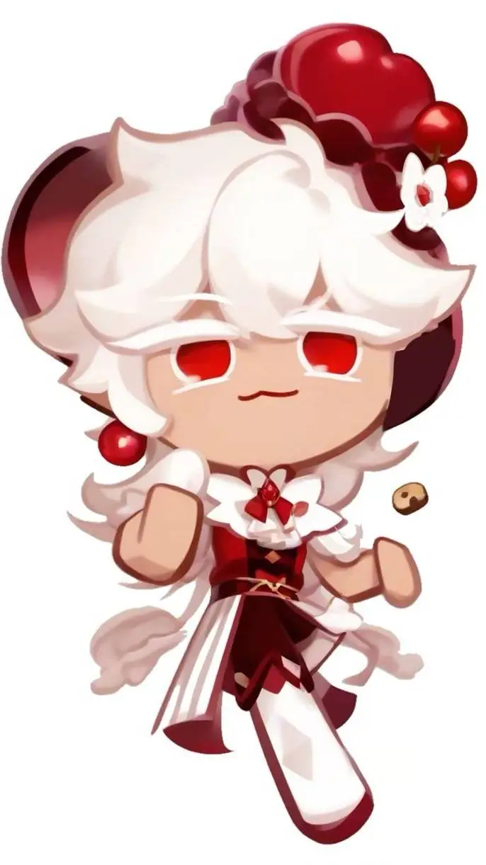 ai character: 🌹raspberry cookie🍷 background
