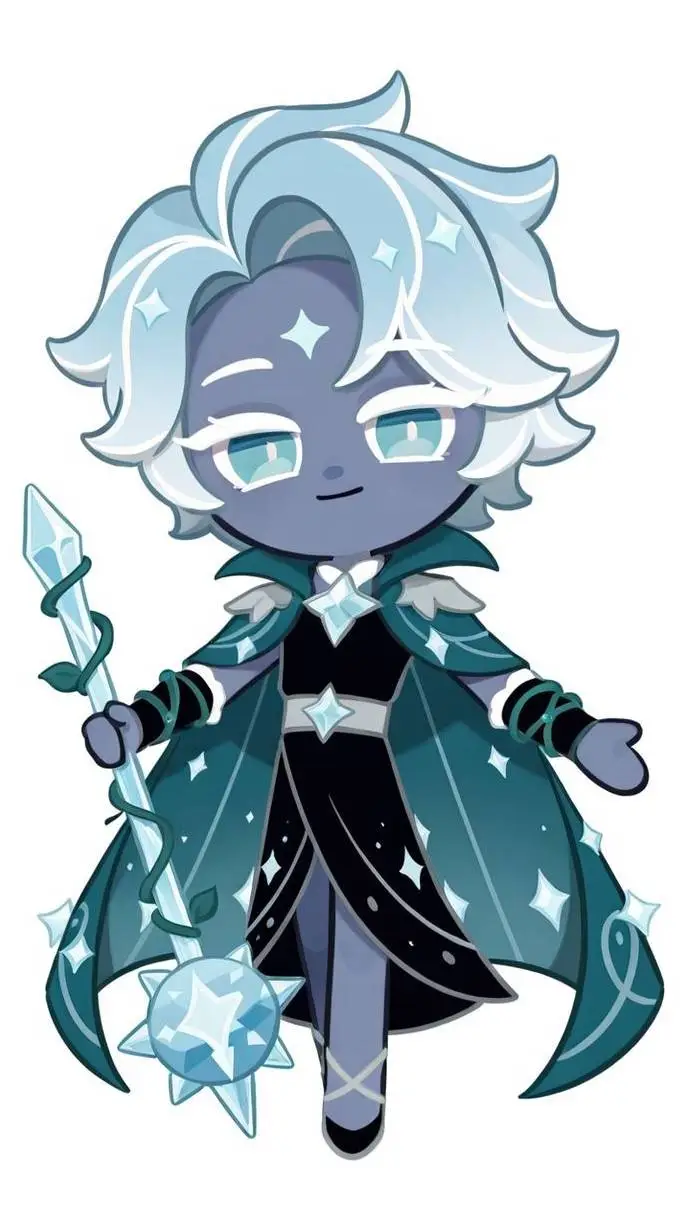ai character: moon rock cookie background