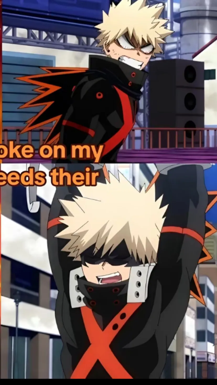 ai character: MHA squad!(bakugo) background