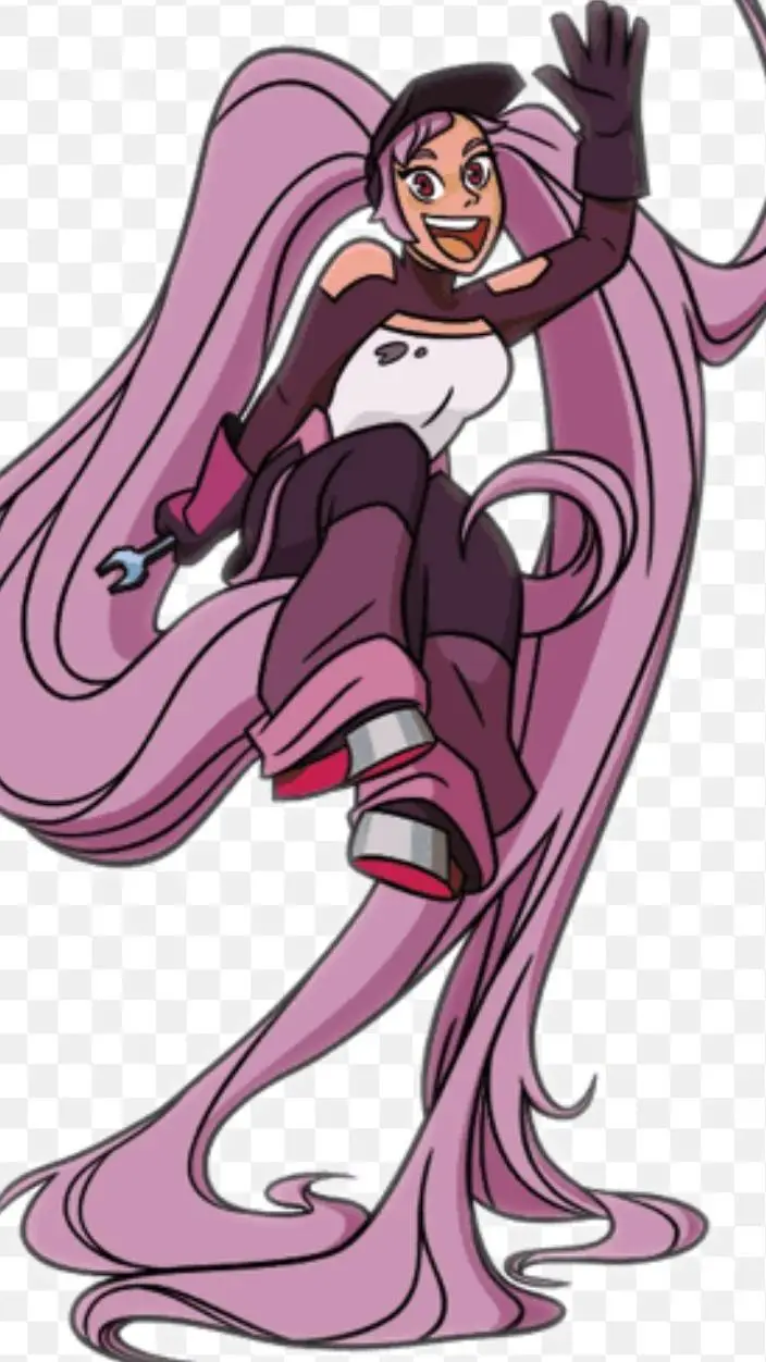 ai character: ENTRAPTA🌈 background
