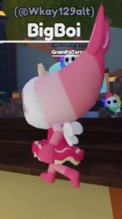 ai character: Dandys world background