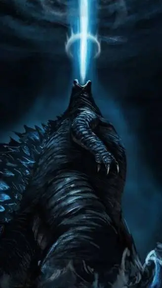 ai character: Kaiju meeting background