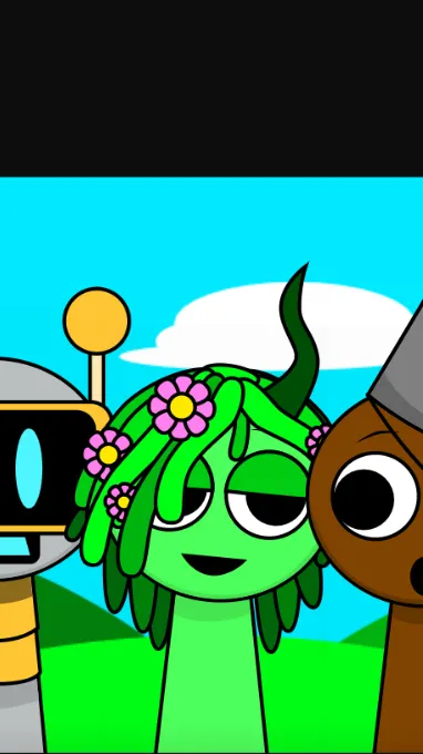 ai character: Sprunki hates you background