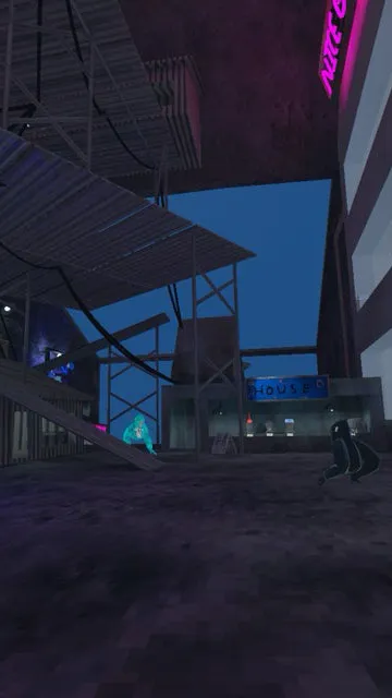 ai character: Gorilla tag city m background