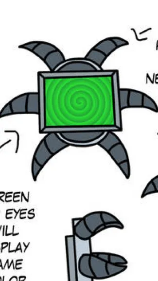 ai character: Brainwashing chip background
