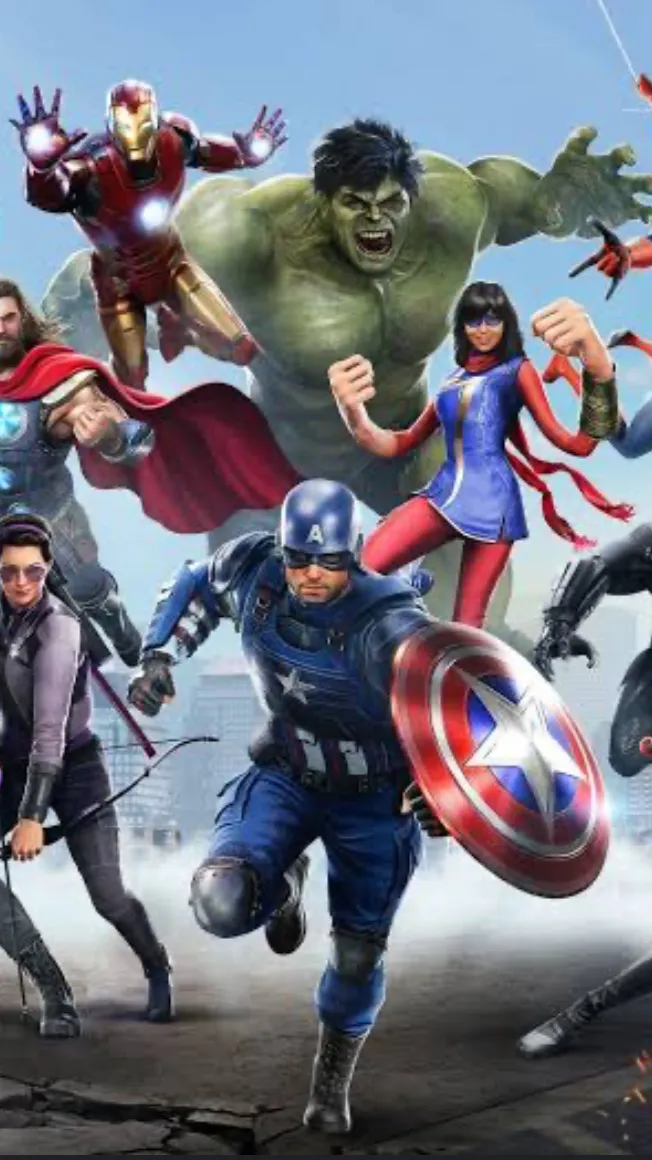 ai character: The Avangers background