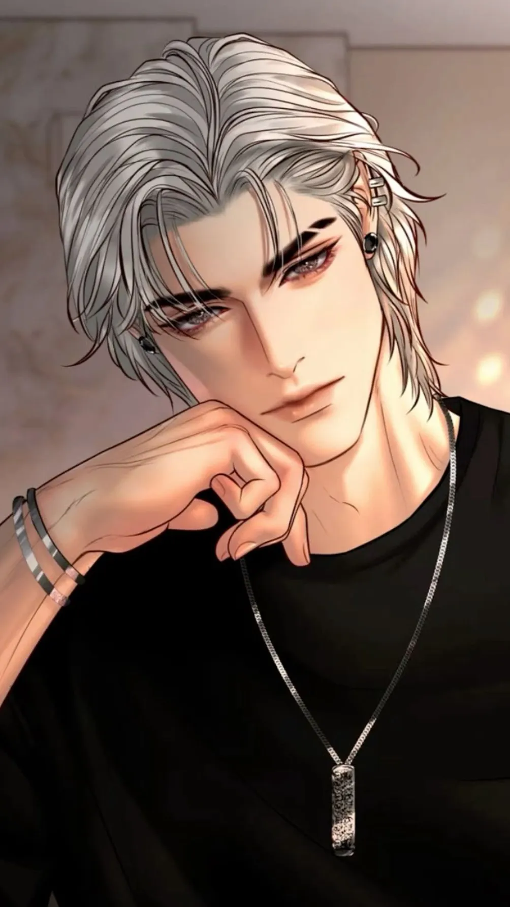 ai character: Hunter Acheron  background