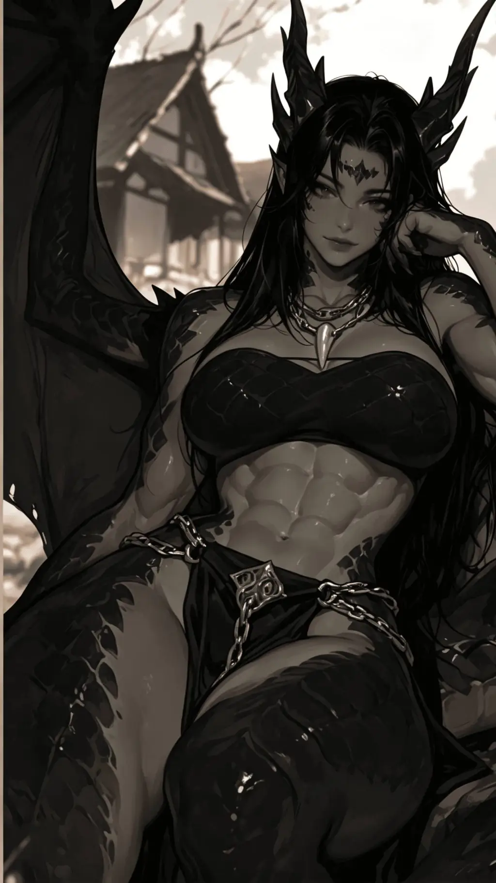 ai character: Dragon Queen background