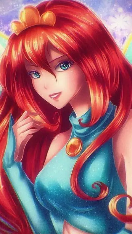 ai character: Bloom background