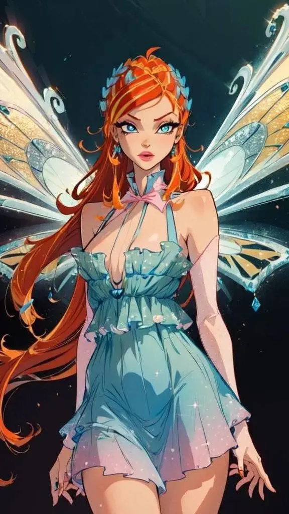 ai character: Bloom (Enchantix) background