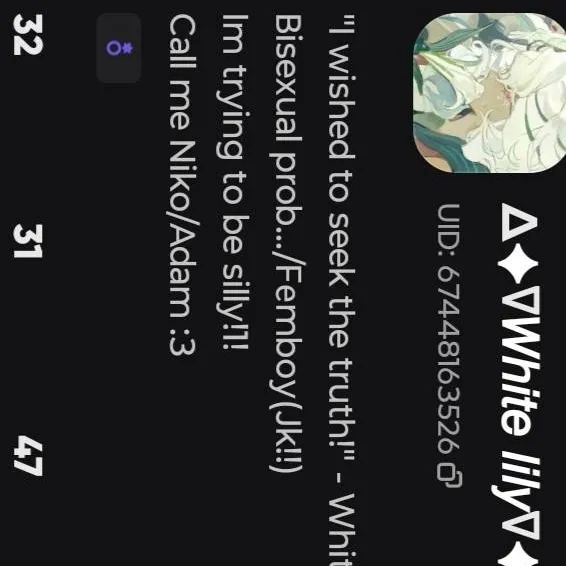 chat with ai character: White Lily/Niko
