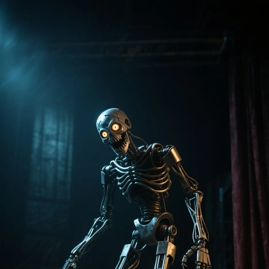 chat with ai character: animatronic