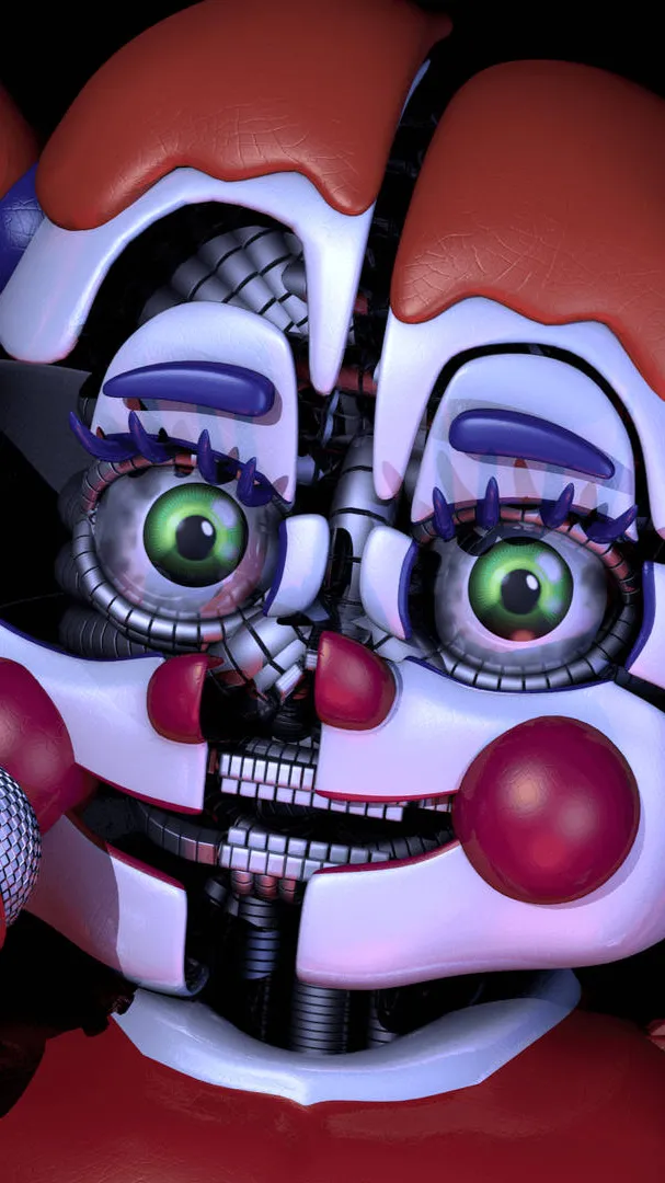 ai character: Circus baby ￼ background