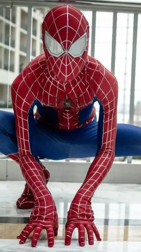 ai character: Spiderman  background