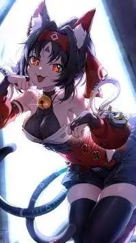 ai character: Nekomiya Mana background