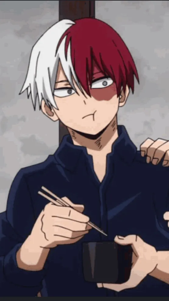 ai character: Shoto toderoki  background