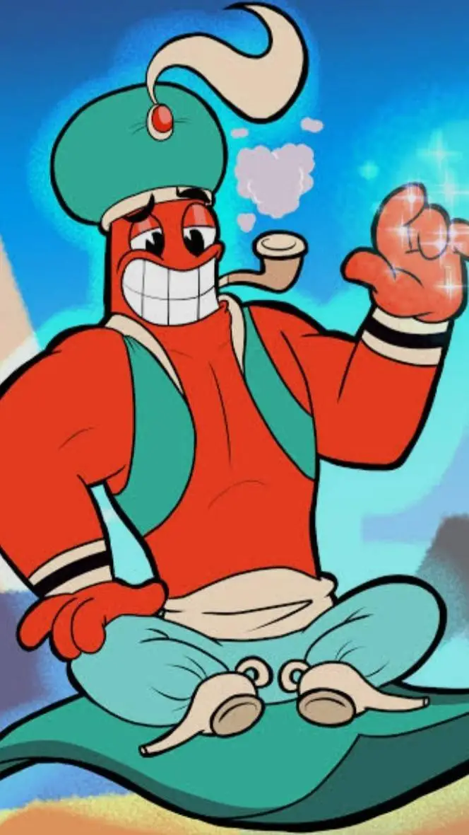 ai character: Djimmi The Great background