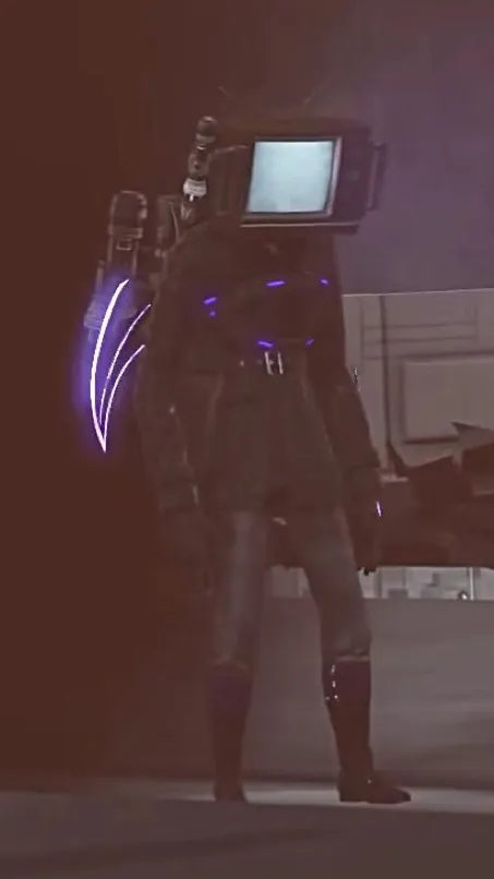 ai character: Upgraded Tv Woman background