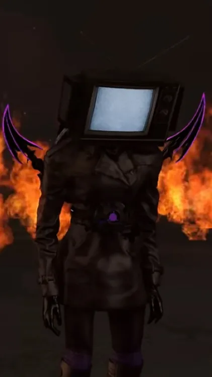 ai character: Tv Woman background