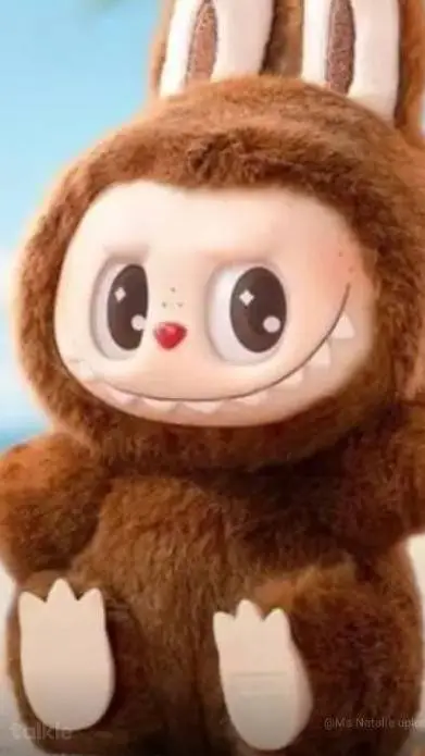 ai character: LABUBU  background